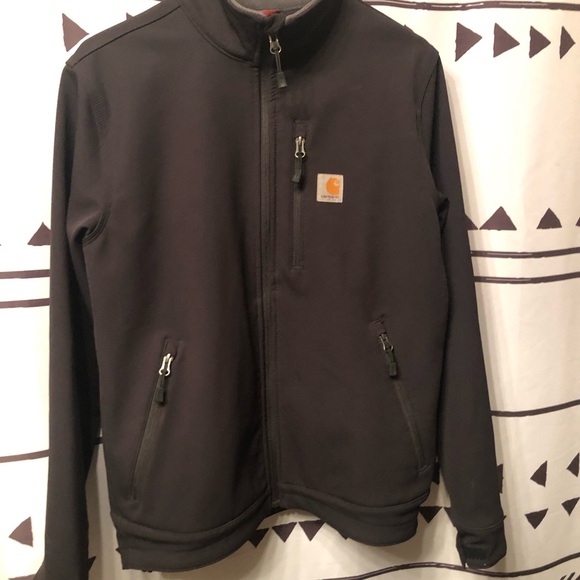Carhartt Men's Black Jacket. Waterproof - Picture 2 of 16